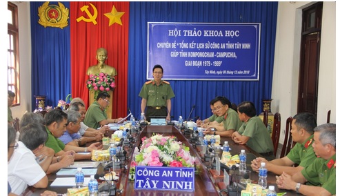 Hội thảo Tổng kết lịch sử Công an Tây Ninh giúp tỉnh Kampong Cham giai đoạn 1979-1989